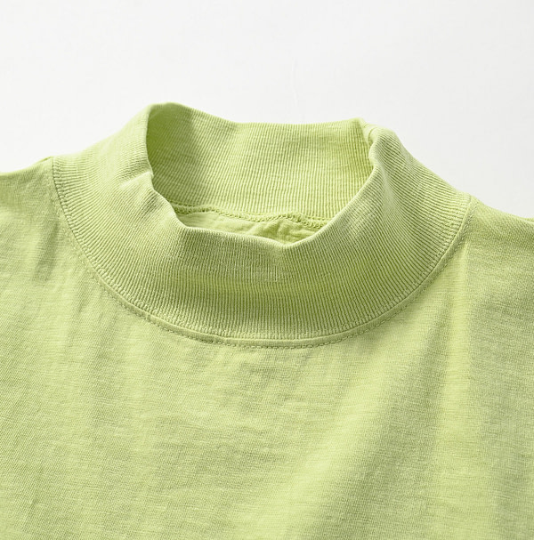 Dozume Tenjiku Yock Neck Big Slit T-shirt Detail