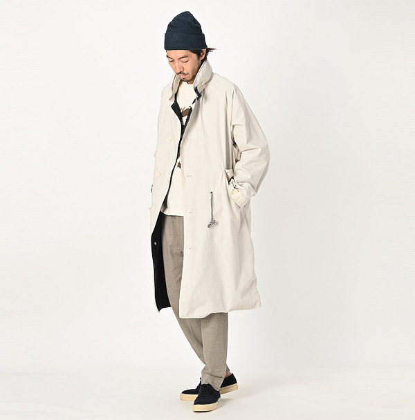 Ripstop 908 Balmacaan Coat Male Model