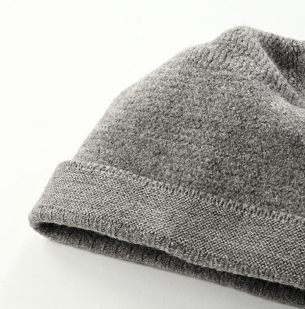 US Mou Wool Umii Knit Hat Detail