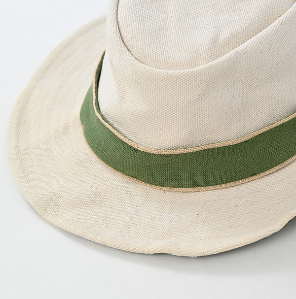 No.4 Cotton Canvas Hat Detail