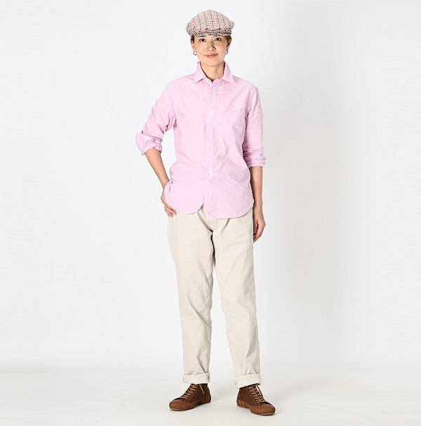 Supima Organic Baptiste 908 Loafer Shirt Female Model