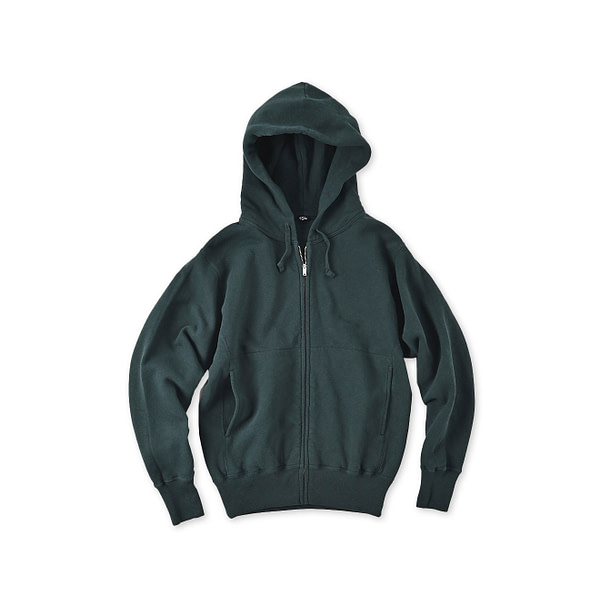 Urake 908 Zip Hoodie Dark Green