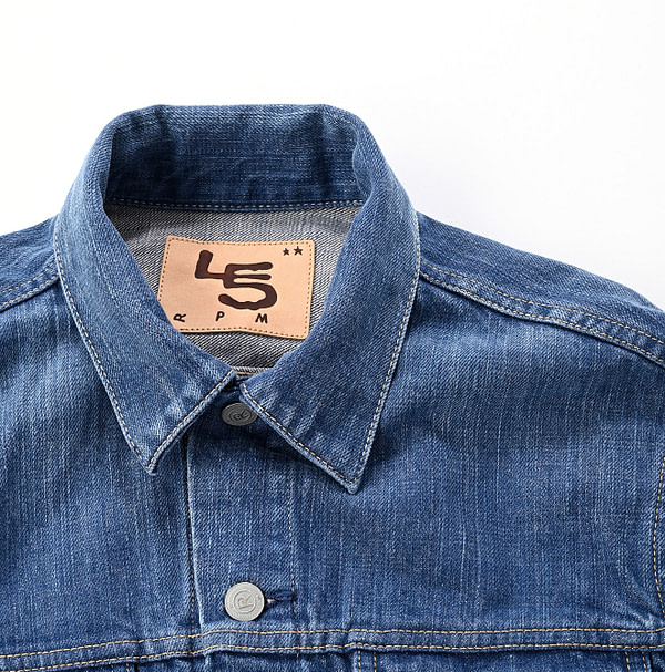 Futatabi 6.5 Ai Denim Sorahikohime Jacket Detail