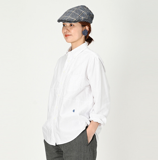 Supima OX 908 Ocean Sail Shirt Female Model