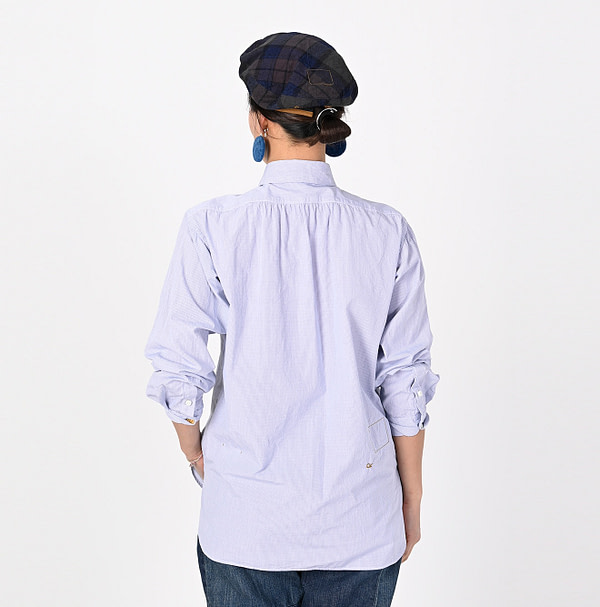 No.180 Miko 908 Cotton Tyrolean Shirt Female Model