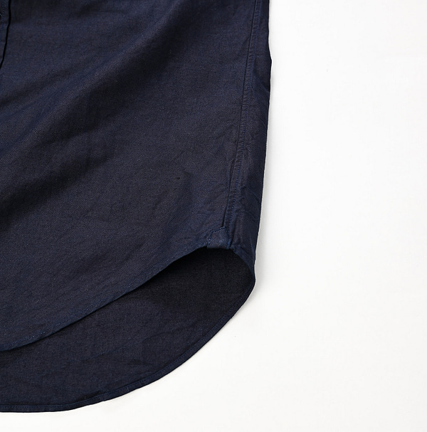 Indigo Supima Cotton OX 908 Loafer Shirt Detail