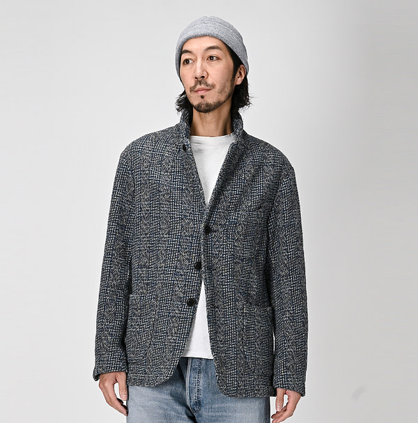 Ai Tamatebako Tweed Tyrol Jacket MEN Male Model