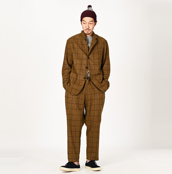 Jersey Wool Flannel 908 Easy Pants Male Model