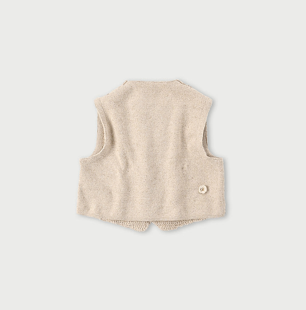 Cloche Flower Vest Back