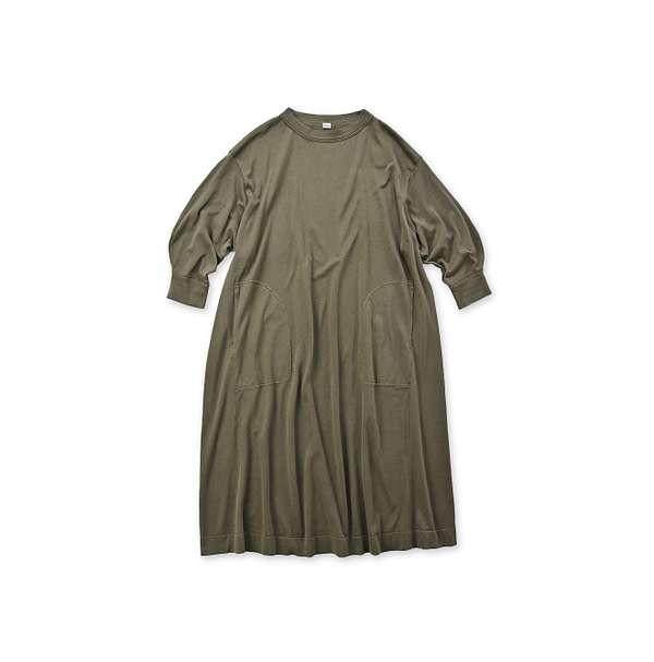 Supima Daily Knitsew Uma Dress Khaki