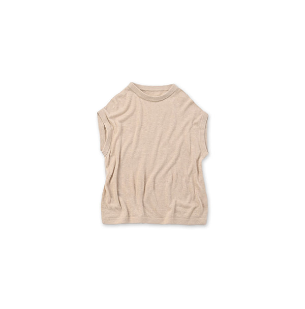 Whole Super Gauze 908 Uma Vest Beige