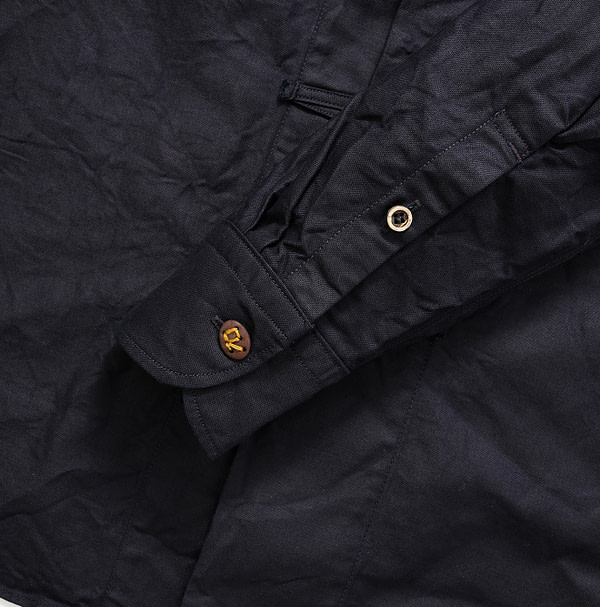 Indigo Supima Oxford 908 8 Knot Detail