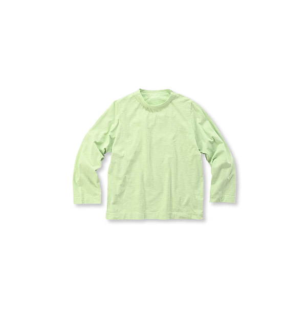 Dozume Tenjiku Cotton Square T-shirt Light Green