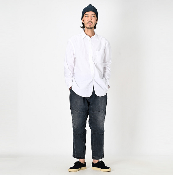 Supima Organic Baptiste 908 Loafer Shirt Male Model