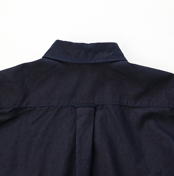 Indigo Supima Cotton OX 908 Loafer Shirt Detail