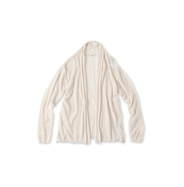 Feather Cashmere Cache-coeur Off White