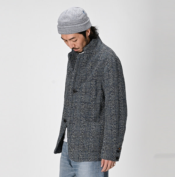 Ai Tamatebako Tweed Tyrol Jacket MEN Male Model