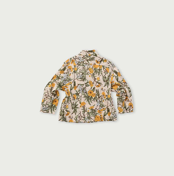 Doama Hira Garden Balsam Print Square Shirt Back