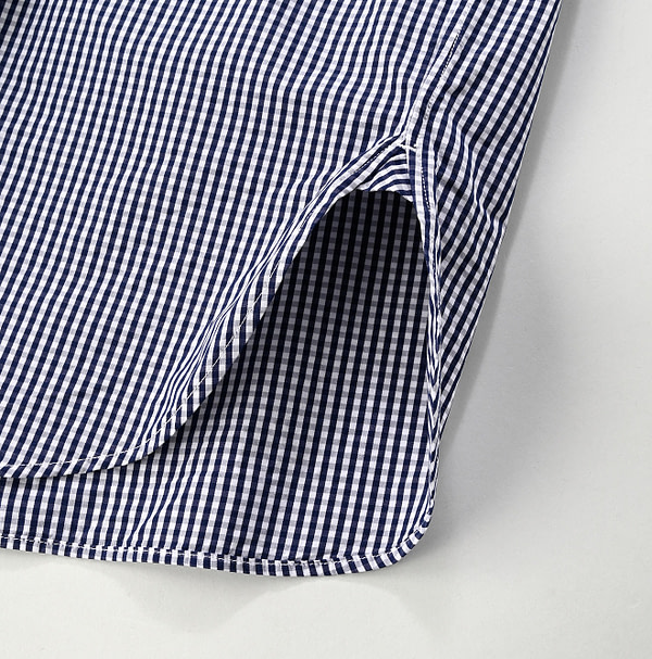 No.180 Miko 908 Cotton Tyrolean Stand Shirt Detail