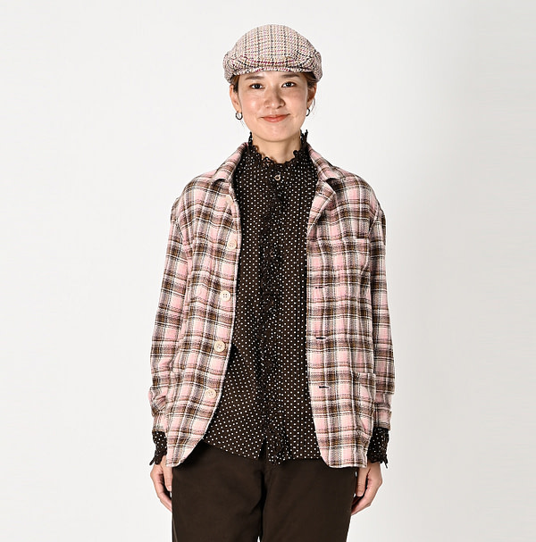 Indian Flannel 908 4-Pocket Shirt Female Model