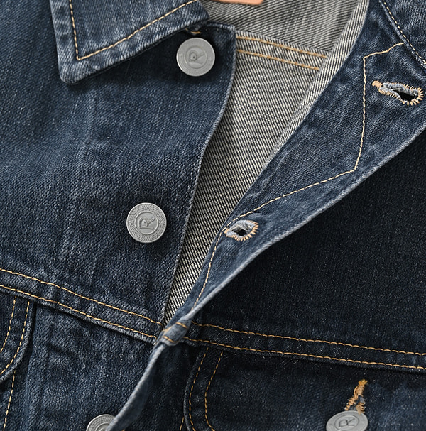 Kageiro Nando Raimugi Cotton Denim 908 G-jan Detail