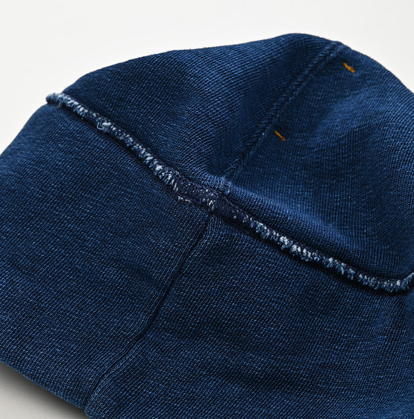 Indigo Urake Cap Detail