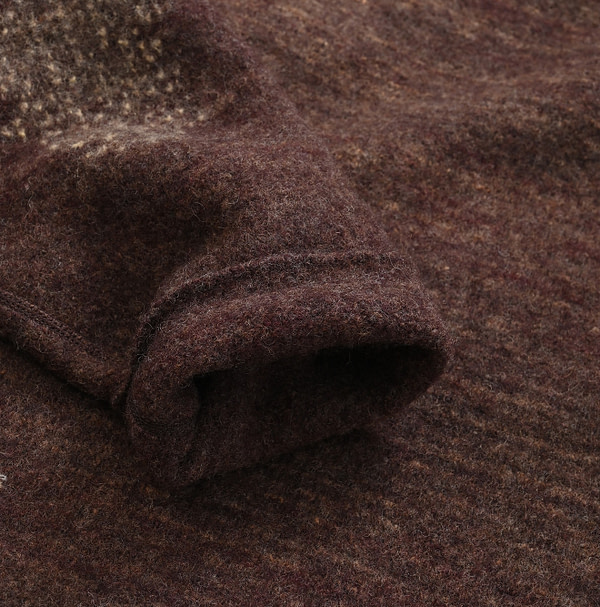 Chitose Wool Boiled 908 Uma Sweater Detail