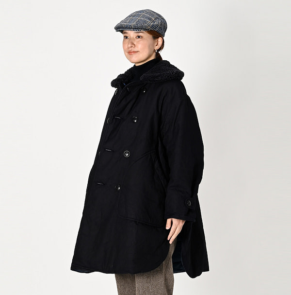 Indigo Fourth OX 908 Tent Coat Female Model