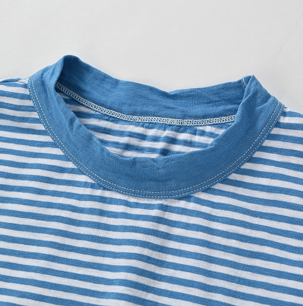 4545 Cotton Stripe 45 Star T-shirt Detail