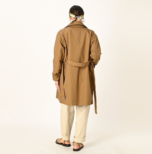 Cotton Weather 908 Half Coat Female Model