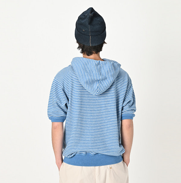 Super Gauze Stripe Urake 908 Hoodie