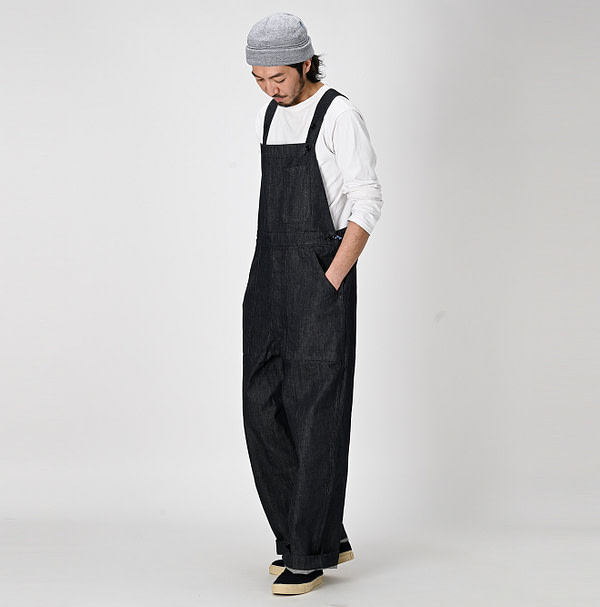 Raimugi Denim 908 Overall Nou Male Model