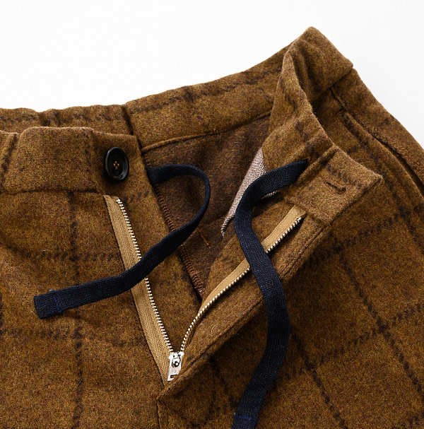 Jersey Wool Flannel 908 Easy Pants Detail