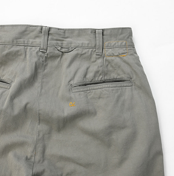 Okome Chino 908 Cotton Pants Detail