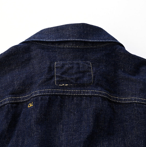 Futatabi 6.5 Ai Denim Sorahikohime Jacket Detail