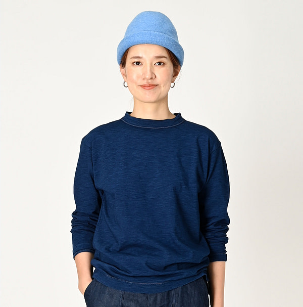 Indigo 908 45 Star T-shirt Long Sleeve Nou Female Model