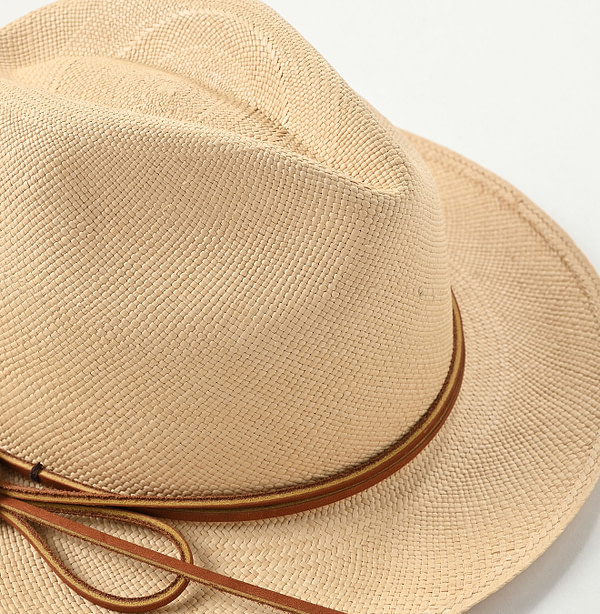 45R x Chamula Classic Breeze Panama Hat Detail