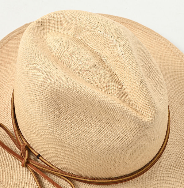 45R x Chamula Classic Breeze Panama Hat Detail