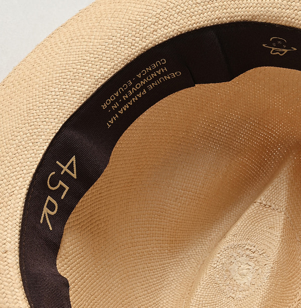 45R x Chamula Classic Breeze Panama Hat Detail