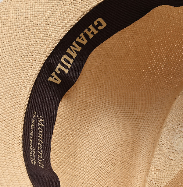 45R x Chamula Classic Breeze Panama Hat Detail