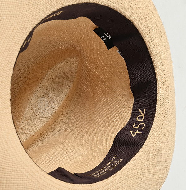 45R x Chamula Classic Breeze Panama Hat Detail