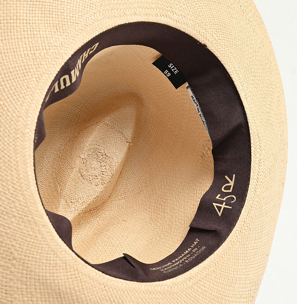 45R x Chamula Classic Breeze Panama Hat 5-6" Detail