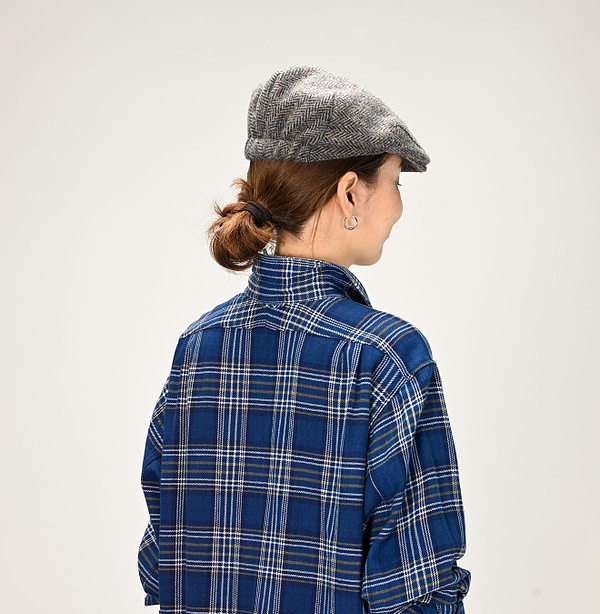 Ai Indian Flannel 908 Grandpa Pull Shirt Female Model