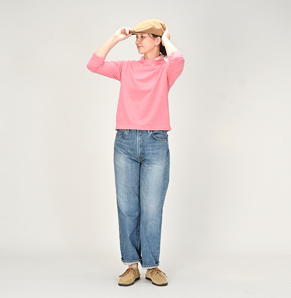 Tenjiku Square T-shirt Female Model