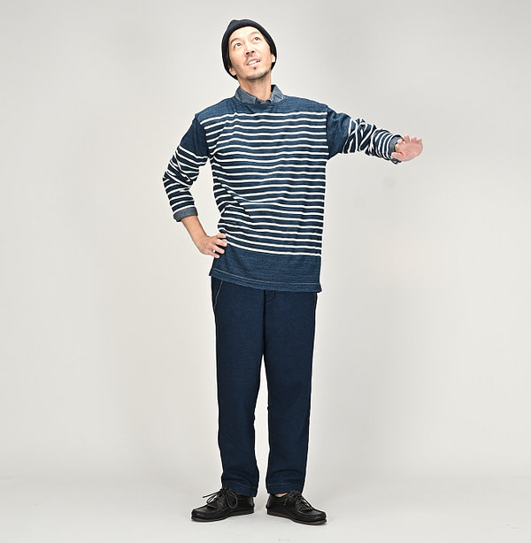 Indigo Basque 908 Shirt Nou Size 3, 4, 5 Male Model