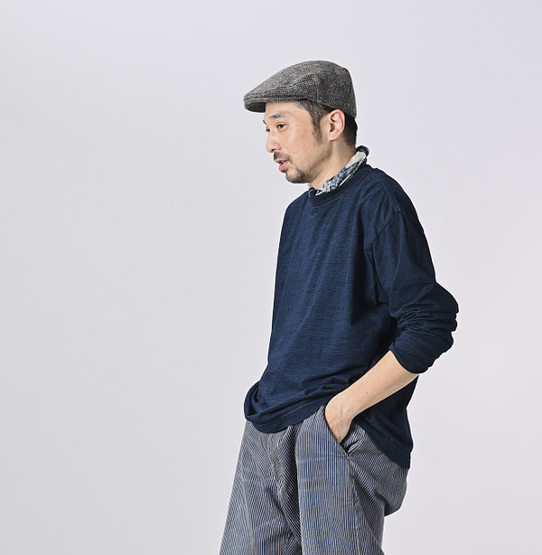 Indigo 908 Ocean T-shirt Male Model