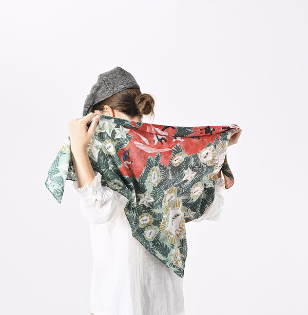 Supima Organic Aya Noel Furoshiki Female Model