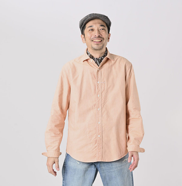 Supima OX 908 Loafer Shirt Male Model