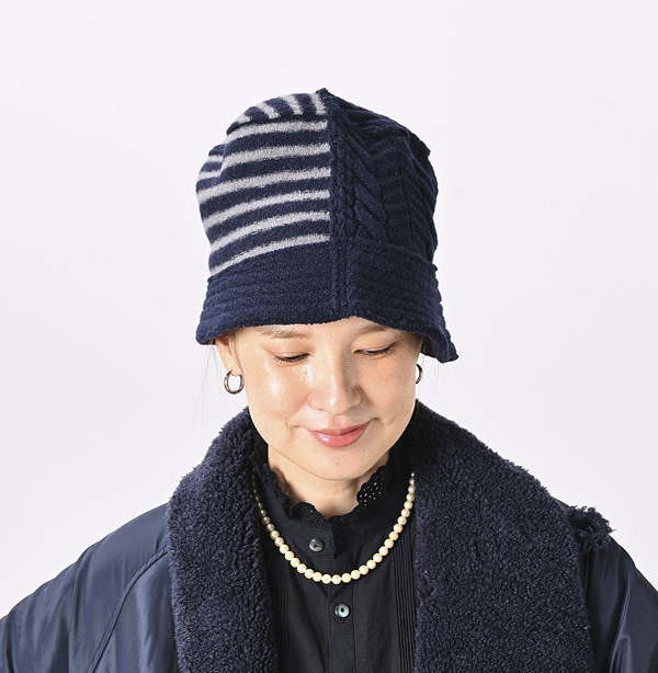 US Moo Cable x Border Hat Female Model