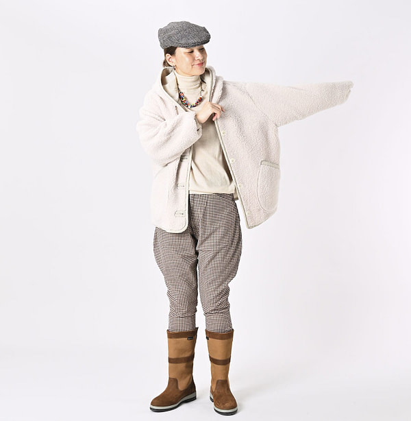 Atsu Nylon x Boa 908 Hood Blouson Female Model